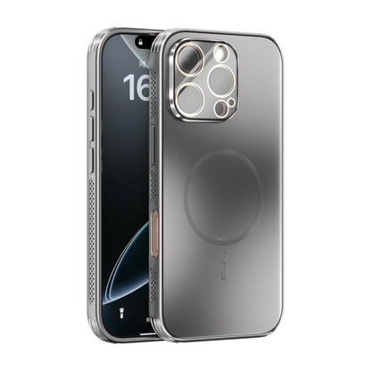 ABEEL Heat Dissipation Frosted MagSafe Phone Case with Lens Film, For iPhone Air, For iPhone 16 Pro Max, For iPhone 16 Pro, For iPhone 16 Plus