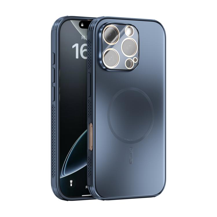 ABEEL Heat Dissipation Frosted MagSafe Phone Case with Lens Film, For iPhone Air, For iPhone 16 Pro Max, For iPhone 16 Pro, For iPhone 16 Plus