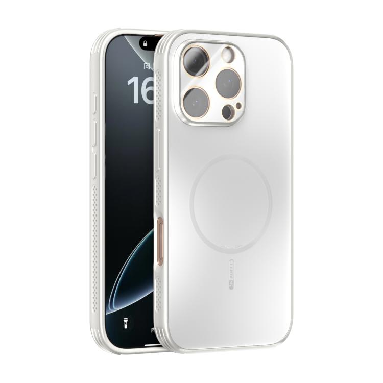 ABEEL Heat Dissipation Frosted MagSafe Phone Case with Lens Film, For iPhone Air, For iPhone 16 Pro Max, For iPhone 16 Pro, For iPhone 16 Plus