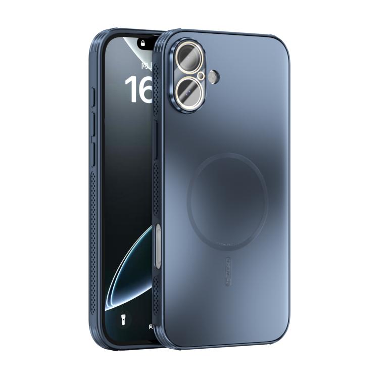 ABEEL Heat Dissipation Frosted MagSafe Phone Case with Lens Film, For iPhone Air, For iPhone 16 Pro Max, For iPhone 16 Pro, For iPhone 16 Plus