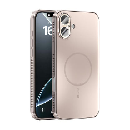 ABEEL Heat Dissipation Frosted MagSafe Phone Case with Lens Film, For iPhone Air, For iPhone 16 Pro Max, For iPhone 16 Pro, For iPhone 16 Plus