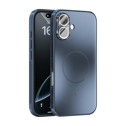 ABEEL Heat Dissipation Frosted MagSafe Phone Case with Lens Film, For iPhone 16, For iPhone 15 Pro Max, For iPhone 15 Pro, For iPhone 15 Plus