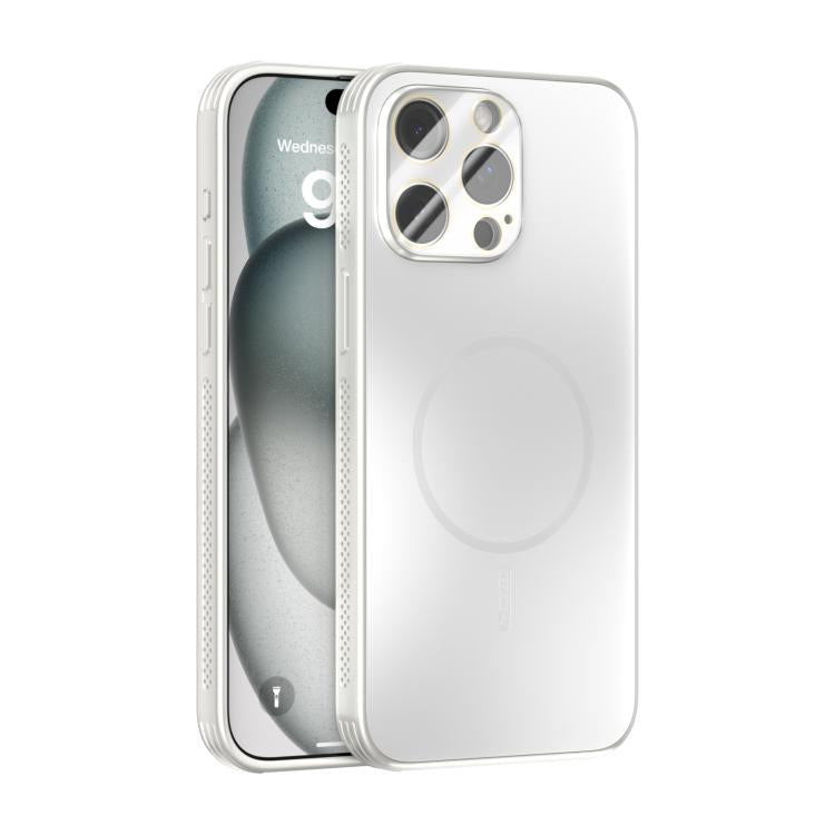 ABEEL Heat Dissipation Frosted MagSafe Phone Case with Lens Film, For iPhone 16, For iPhone 15 Pro Max, For iPhone 15 Pro, For iPhone 15 Plus
