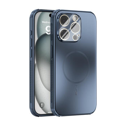 ABEEL Heat Dissipation Frosted MagSafe Phone Case with Lens Film, For iPhone 16, For iPhone 15 Pro Max, For iPhone 15 Pro, For iPhone 15 Plus