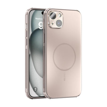 ABEEL Heat Dissipation Frosted MagSafe Phone Case with Lens Film, For iPhone 16, For iPhone 15 Pro Max, For iPhone 15 Pro, For iPhone 15 Plus