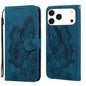 Retro Skin Feel Butterflies Embossing Horizontal Flip Leather Phone Case, For iPhone 18 Pro / 17 Pro, For iPhone 18 Pro Max / 17 Pro Max, For iPhone 17, For iPhone 17 Air