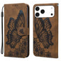 Retro Skin Feel Butterflies Embossing Horizontal Flip Leather Phone Case, For iPhone 17 Pro Max, For iPhone 17 Pro, For iPhone 17, For iPhone Air
