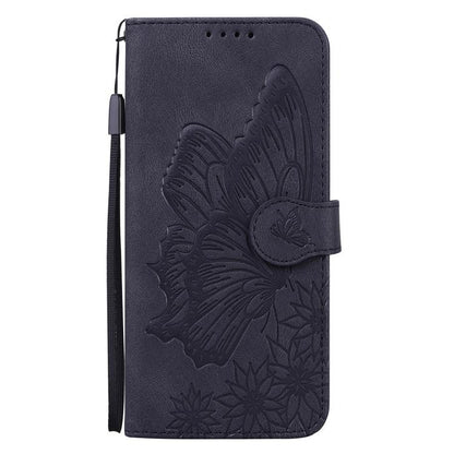 Retro Skin Feel Butterflies Embossing Horizontal Flip Leather Phone Case, For iPhone 18 Pro / 17 Pro, For iPhone 18 Pro Max / 17 Pro Max, For iPhone 17, For iPhone 17 Air