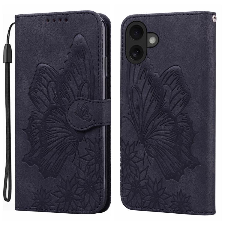 Retro Skin Feel Butterflies Embossing Horizontal Flip Leather Phone Case, For iPhone 17 Pro Max, For iPhone 17 Pro, For iPhone 17, For iPhone Air