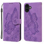 Retro Skin Feel Butterflies Embossing Horizontal Flip Leather Phone Case, For iPhone 17 Pro Max, For iPhone 17 Pro, For iPhone 17, For iPhone Air