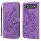 Retro Skin Feel Butterflies Embossing Horizontal Flip Leather Phone Case, For iPhone 17 Pro Max, For iPhone 17 Pro, For iPhone 17, For iPhone Air