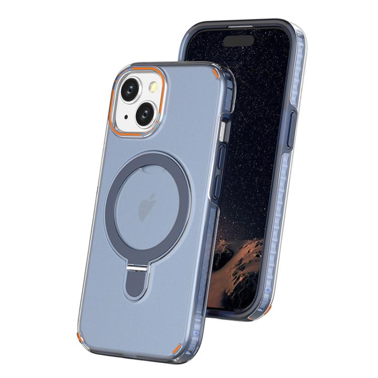 Colorful 2 in 1 MagSafe Ring Holder Phone Case, For iPhone 15