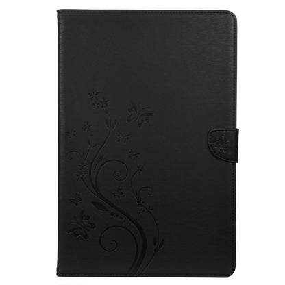 Butterfly Flower Embossing Pattern Horizontal Flip Leather Case with Holder & Card Slots & Wallet