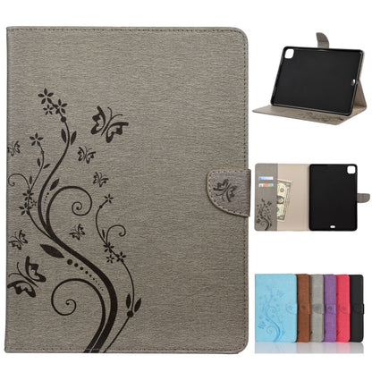 Butterfly Flower Embossing Pattern Horizontal Flip Leather Case with Holder & Card Slots & Wallet