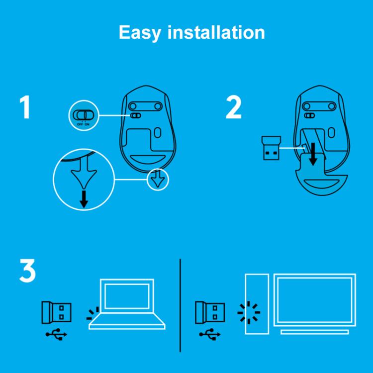 Logitech B330 1000DPI Silent Bluetooth Wireless Mouse