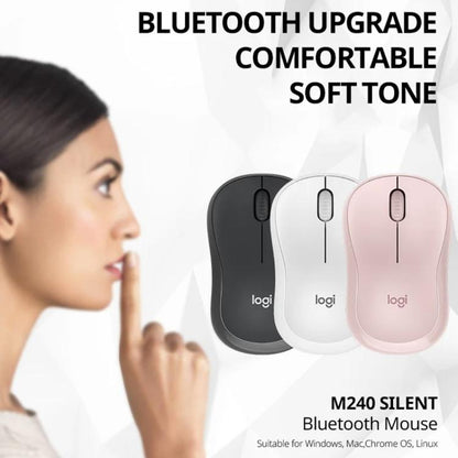 Logitech M240 1000dpi Silent Wireless Bluetooth Mouse