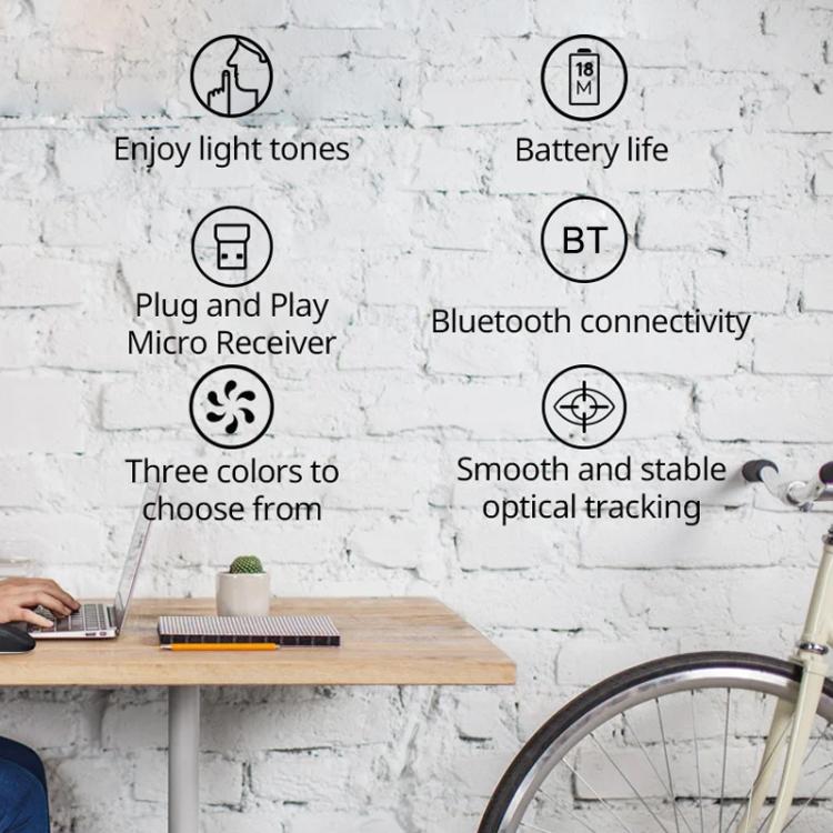 Logitech M240 1000dpi Silent Wireless Bluetooth Mouse