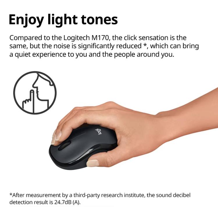 Logitech M240 1000dpi Silent Wireless Bluetooth Mouse