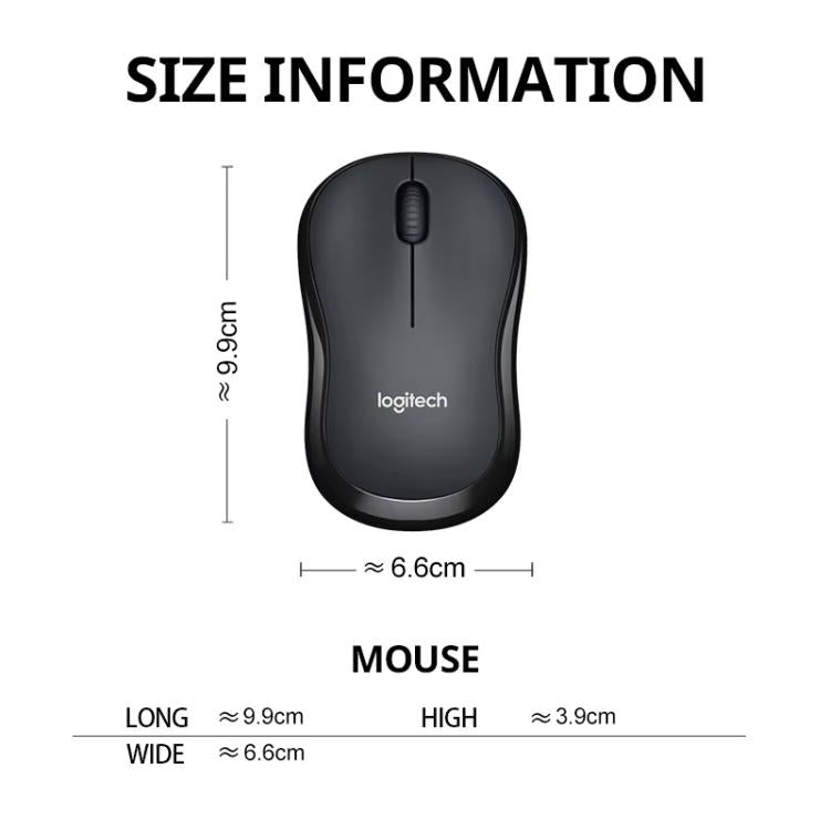 Logitech M240 1000dpi Silent Wireless Bluetooth Mouse