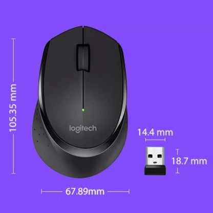 Logitech M275 1000dpi 2.4GHz Wireless Mouse with USB