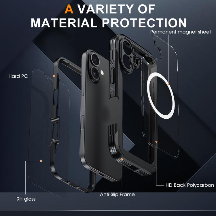 RedPepper Tempered Glass MagSafe Phone Case, For iPhone 17 Pro Max, For iPhone 17 Pro, For iPhone 17, For iPhone Air