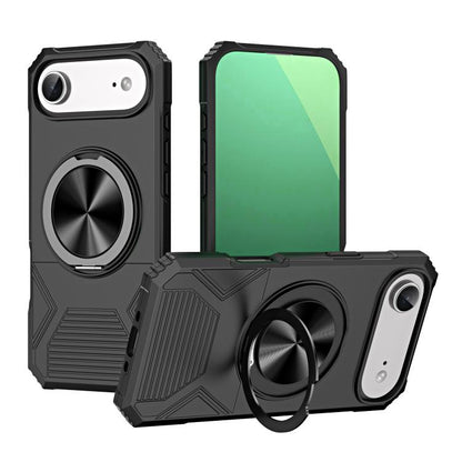 Alloy Rotating Holder MagSafe Shockproof Phone Case, For iPhone 17, For iPhone Air