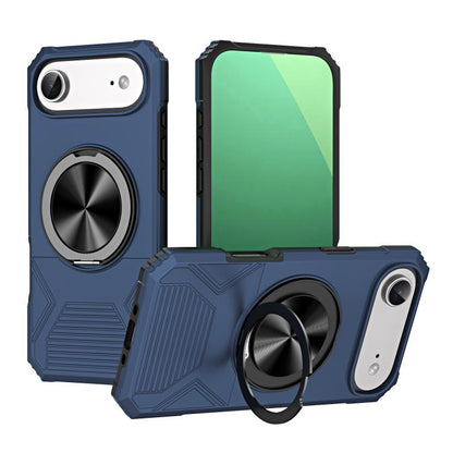 Alloy Rotating Holder MagSafe Shockproof Phone Case, For iPhone 17, For iPhone Air