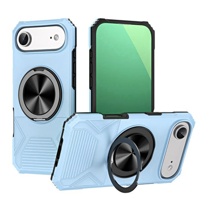 Alloy Rotating Holder MagSafe Shockproof Phone Case, For iPhone 17, For iPhone Air