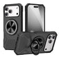 Alloy Rotating Holder MagSafe Shockproof Phone Case, For iPhone 17 Pro Max, For iPhone 17 Pro