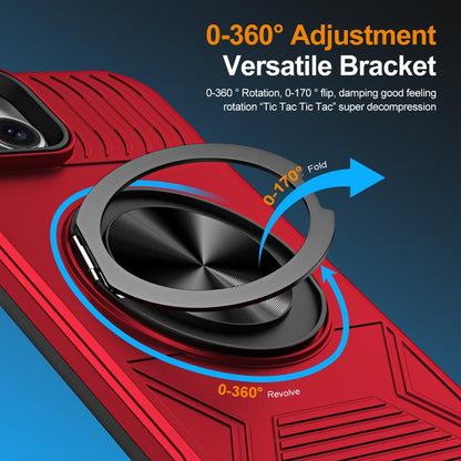 Alloy Rotating Holder MagSafe Shockproof Phone Case, For iPhone 14 Plus, For iPhone 13 Pro