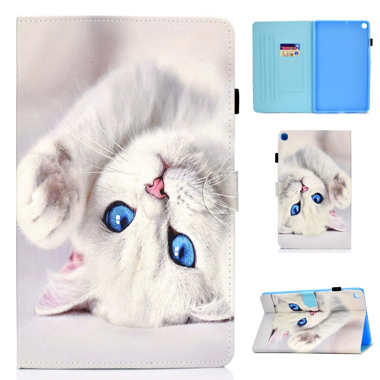 Colored Drawing Pattern Horizontal Flip PU Leather Case with Holder & Card Slots & Anti-skid Strip & Sleep / Wake-up Function