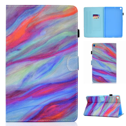 Colored Drawing Pattern Horizontal Flip PU Leather Case with Holder & Card Slots & Anti-skid Strip & Sleep / Wake-up Function