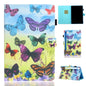 Colored Drawing Pattern Horizontal Flip PU Leather Case with Holder & Card Slots & Anti-skid Strip & Sleep / Wake-up Function