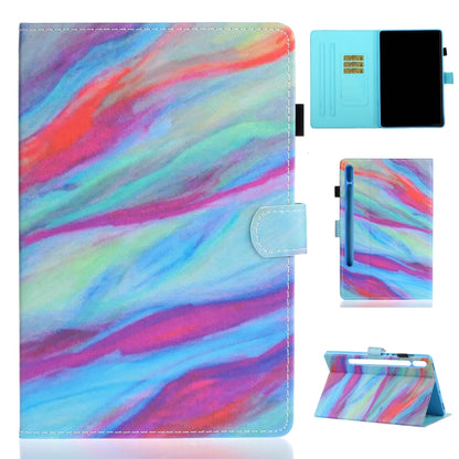 Colored Drawing Pattern Horizontal Flip PU Leather Case with Holder & Card Slots & Anti-skid Strip & Sleep / Wake-up Function