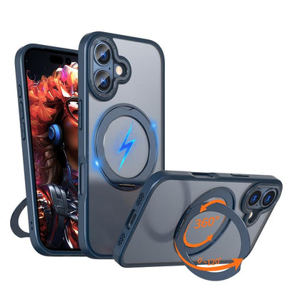 kalebol MagSafe Metal Ring Holder Phone Case, For iPhone 17, For iPhone Air