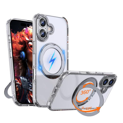 kalebol MagSafe Metal Ring Holder Phone Case, For iPhone 17, For iPhone Air