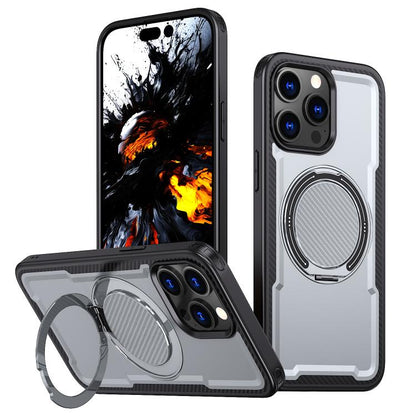 kalebol Metal 360 Degree Rotation Holder MagSafe Phone Case, For iPhone 14, For iPhone 14 Pro, For iPhone 14 Pro Max, For iPhone 13 Pro