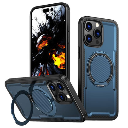 kalebol Metal 360 Degree Rotation Holder MagSafe Phone Case, For iPhone 14, For iPhone 14 Pro, For iPhone 14 Pro Max, For iPhone 13 Pro