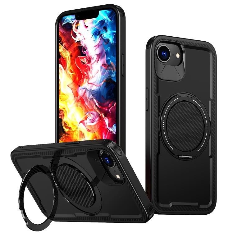 kalebol Metal 360 Degree Rotation Holder MagSafe Phone Case, For iPhone 18 Pro, For iPhone 18 Pro Max, For iPhone 17e / 16e, For iPhone 17 Pro Max
