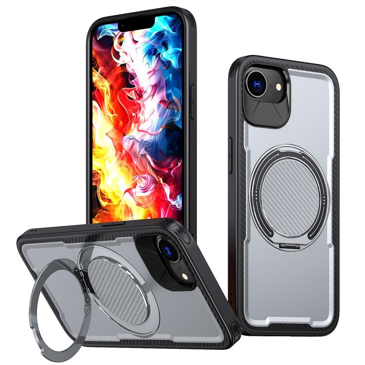 kalebol Metal 360 Degree Rotation Holder MagSafe Phone Case, For iPhone 18 Pro, For iPhone 18 Pro Max, For iPhone 17e / 16e, For iPhone 17 Pro Max