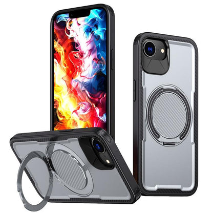 kalebol Metal 360 Degree Rotation Holder MagSafe Phone Case, For iPhone 18 Pro, For iPhone 18 Pro Max, For iPhone 17e / 16e, For iPhone 17 Pro Max