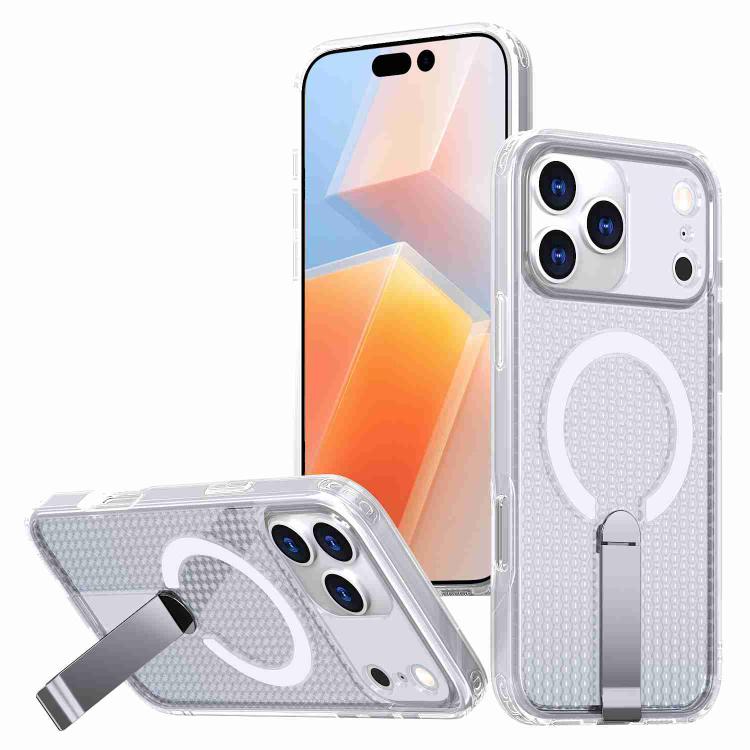 kalebol Honeycomb Cooling MagSafe Holder Phone Case, For iPhone 17e / 16e, For iPhone 17 Pro Max, For iPhone 17 Pro, For iPhone 17