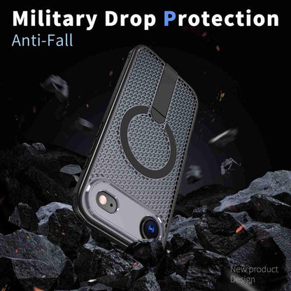 kalebol Honeycomb Cooling MagSafe Holder Phone Case, For iPhone Air, For iPhone 16 Pro Max, For iPhone 16 Pro, For iPhone 16 Plus