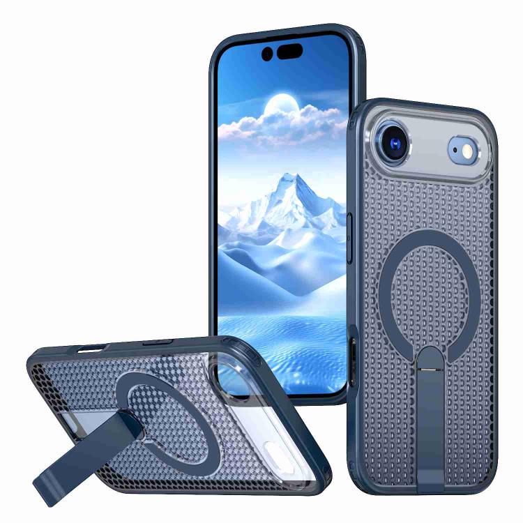 kalebol Honeycomb Cooling MagSafe Holder Phone Case, For iPhone Air, For iPhone 16 Pro Max, For iPhone 16 Pro, For iPhone 16 Plus