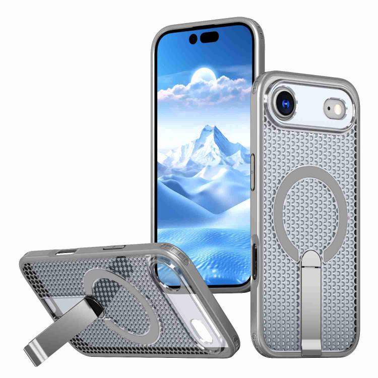 kalebol Honeycomb Cooling MagSafe Holder Phone Case, For iPhone Air, For iPhone 16 Pro Max, For iPhone 16 Pro, For iPhone 16 Plus