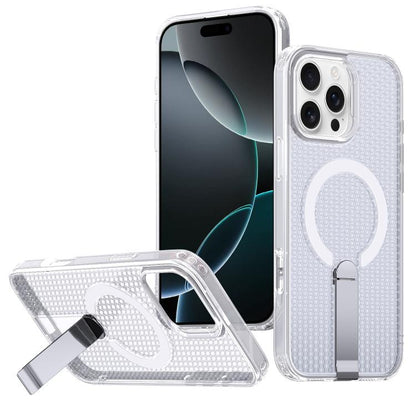 kalebol Honeycomb Cooling MagSafe Holder Phone Case, For iPhone Air, For iPhone 16 Pro Max, For iPhone 16 Pro, For iPhone 16 Plus