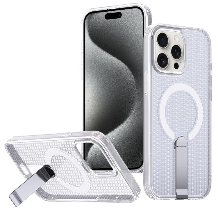 kalebol Honeycomb Cooling MagSafe Holder Phone Case, For iPhone 15 Pro, For iPhone 15 Plus, For iPhone 15, For iPhone 14 Plus