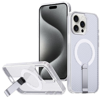 kalebol Honeycomb Cooling MagSafe Holder Phone Case, For iPhone 15 Pro, For iPhone 15 Plus, For iPhone 15, For iPhone 14 Plus