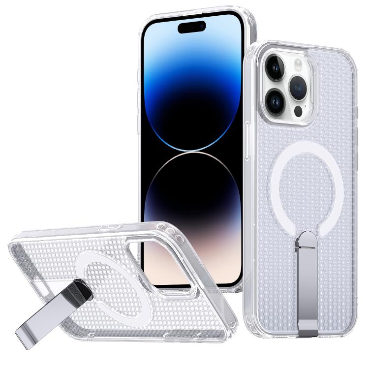 kalebol Honeycomb Cooling MagSafe Holder Phone Case, For iPhone 14, For iPhone 14 Pro, For iPhone 14 Pro Max, For iPhone 13 Pro Max