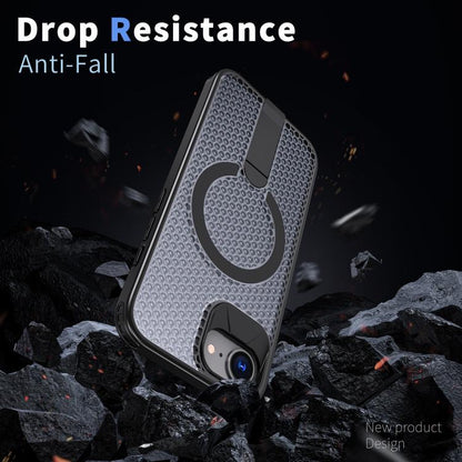 kalebol Honeycomb Cooling MagSafe Holder Phone Case, For iPhone 17e / 16e, For iPhone 17 Pro Max, For iPhone 17 Pro, For iPhone 17